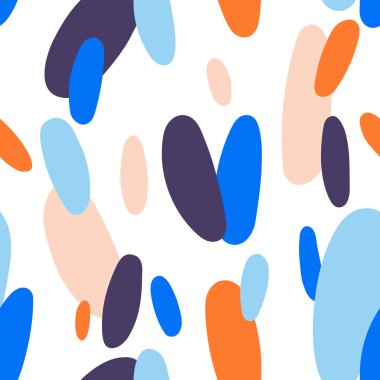 Fırça ile soyut seamless modeli 