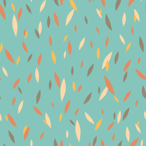 Mångfärgade textur med abstrakt löv — Stock vektor