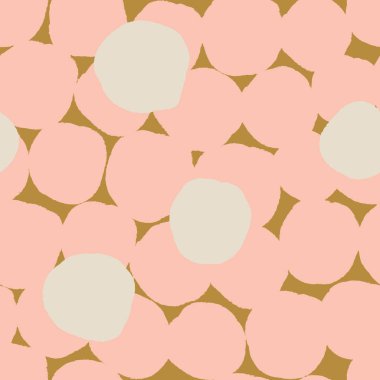 Kesintisiz eğlence desen ile büyük noktalar