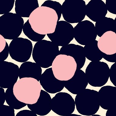 Kesintisiz eğlence desen ile büyük noktalar