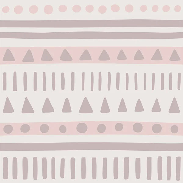Textura tribal abstracta dibujada a mano — Vector de stock