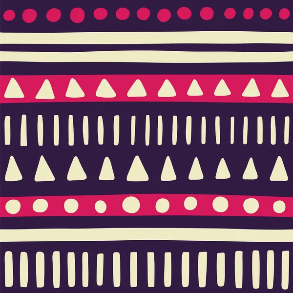 Textura tribal desenhada à mão abstrata —  Vetores de Stock