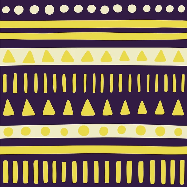 Texture tribale dessinée à la main abstraite — Image vectorielle