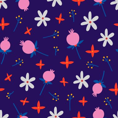 şirin sorunsuz çiçek desenli.