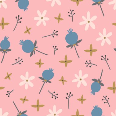 şirin sorunsuz çiçek desenli.