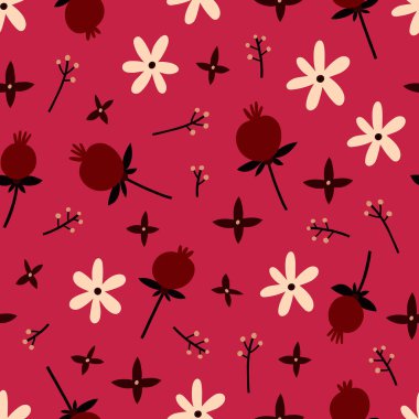 şirin sorunsuz çiçek desenli.