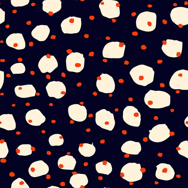 Super schattig Polka dots patroon. — Stockvector