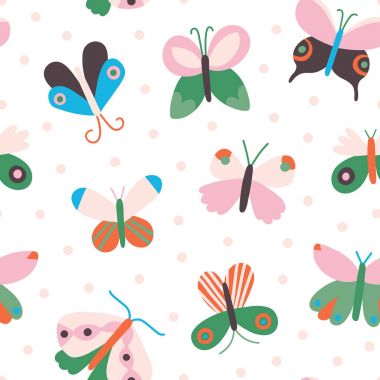 Güzel kelebekler ve lekeli