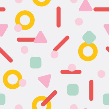 Farklı şekillerde soyut desen