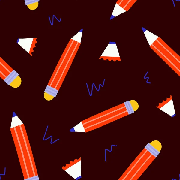 Abstrakte Textur mit Bleistiften — Stockvektor