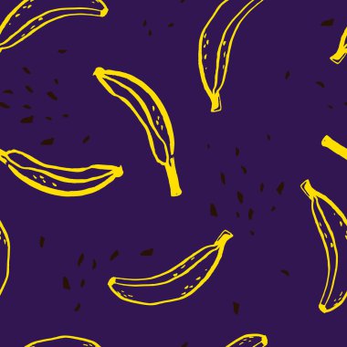  elle çizilmiş muz ile sorunsuz doku