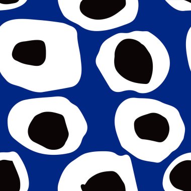 Yuvarlak şekiller boyalı desenle