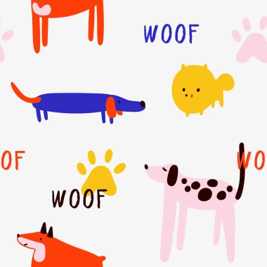 köpekleri ile Seamless Modeli