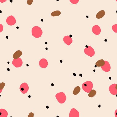 Elle çizilmiş mürekkep noktaları ile desen