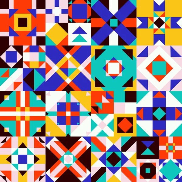 Doku farklı geometrik öğelerle