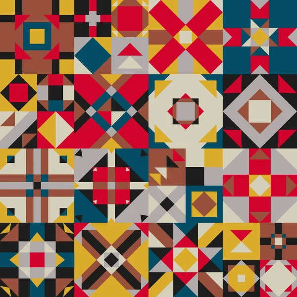 Doku farklı geometrik öğelerle