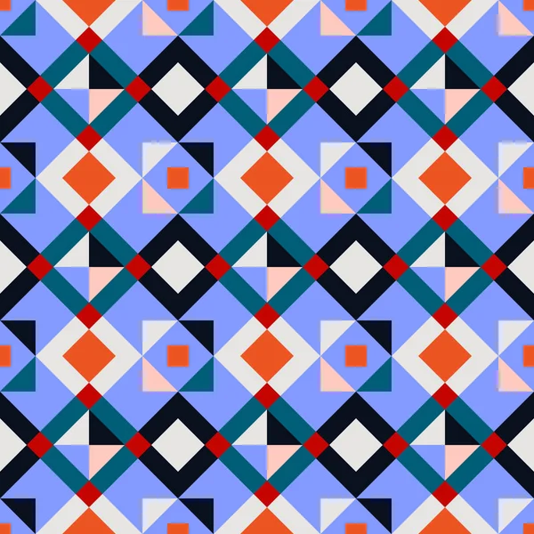 Patrón con diferentes formas geométricas . — Archivo Imágenes Vectoriales