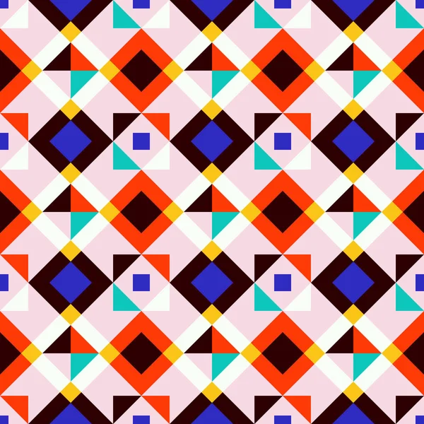 Μοτίβο με διαφορετικά γεωμετρικά σχήματα. — Διανυσματικό Αρχείο