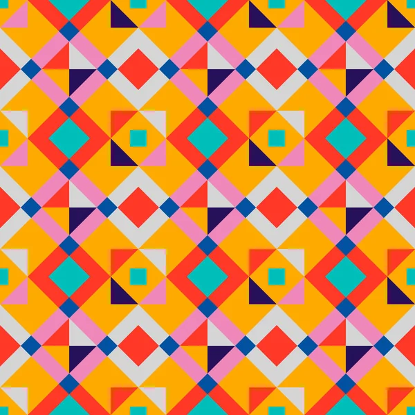 Patrón con diferentes formas geométricas . — Archivo Imágenes Vectoriales