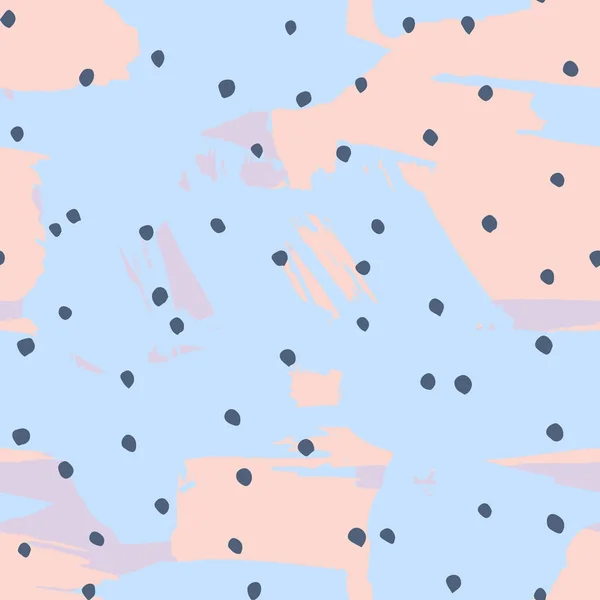 Måla och prickar mönster — Stock vektor