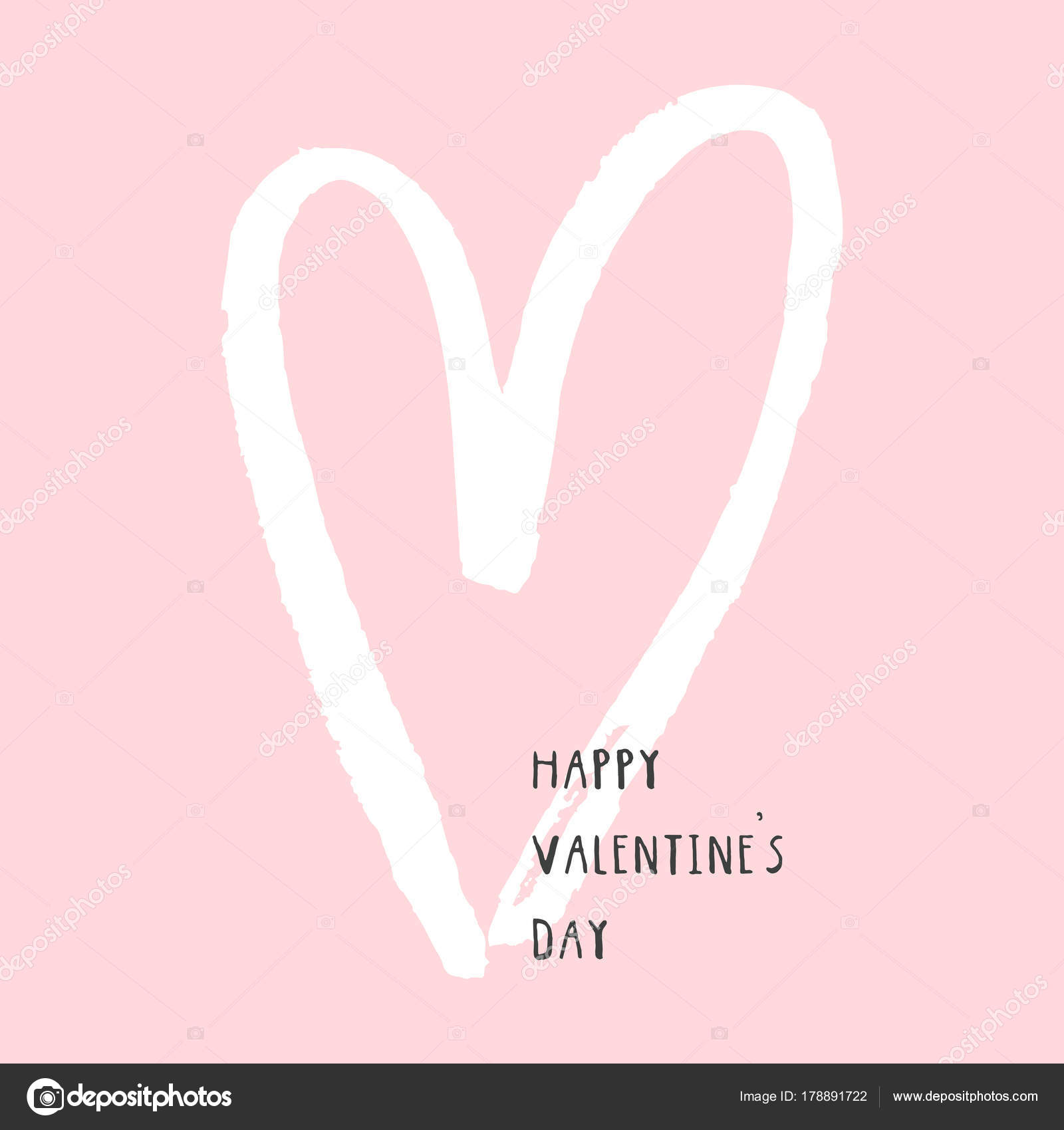 Valentines Day Card, Happy Valentine's Day Card, Cute Romantic