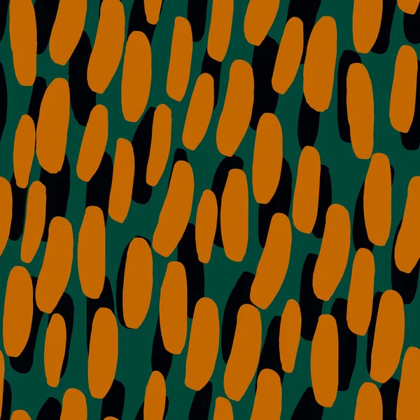 Moderne Helle Muster Mit Handgezeichneten Tuscheklumpen Elementen Nahtlose Vektortextur Mit — Stockvektor