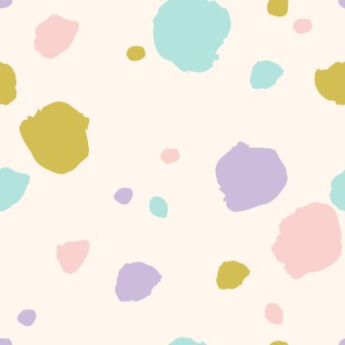 soyut Dikişsiz desen lekeleri, vektör çizim ile