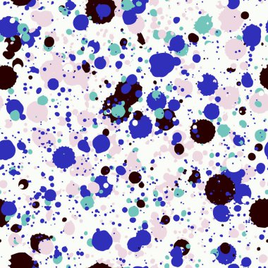 renkli boya lekeleri seamless modeli