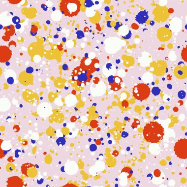renkli boya lekeleri seamless modeli