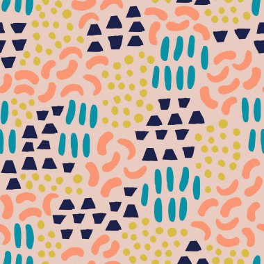 Mürekkep elementli basit ve zarif vektör dokusu