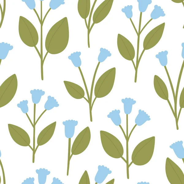 ライラックの花のシンプルなパターン — ストックベクタ
