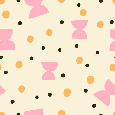 sevimli şekil sarı, basitçe vektör çizimi 