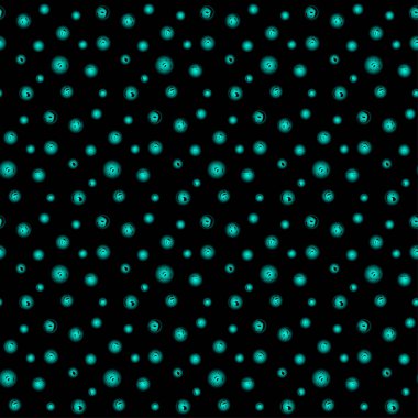 Doodle daire Dikişsiz desen arka plan. 