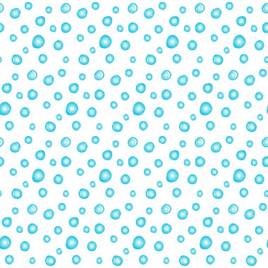 Doodle daire Dikişsiz desen arka plan. 