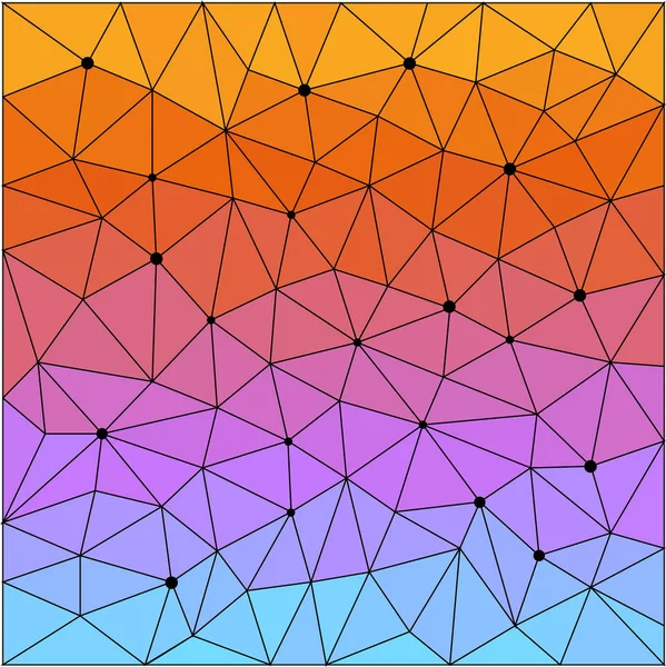 Abstrakta geometriska triangel polygonal polygonal bakgrund — Stock vektor