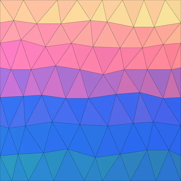 Abstrakt polygonal bakgrund. Vector triangel låg poly mönster — Stock vektor