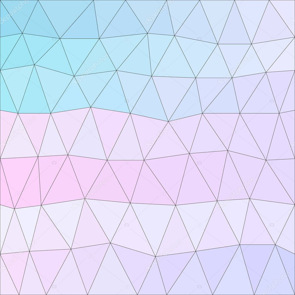 Abstract polygonal background. Vector triangle low poly pattern 