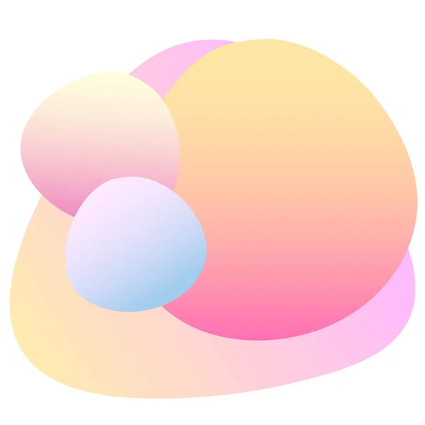 Abstract Gradient Colored Pattern Background Fluid Elements Design Birthday Party Royalty Free Stock Illustrations