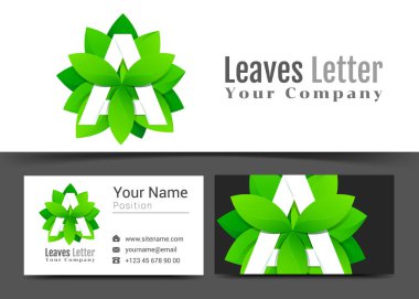 Bir şirket logosu ve kartvizit işareti şablon mektup. Yaratıcı tasarım ile çok renkli unsuru yapılan renkli Logo görsel kimlik oluşturma. Vektör çizim