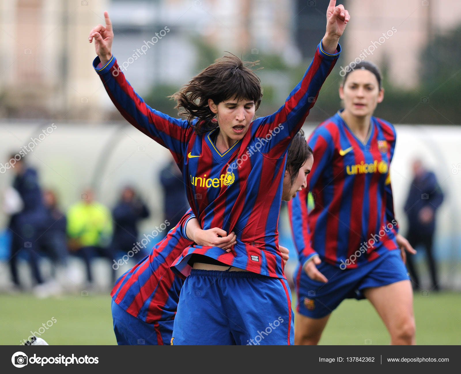 Barcelona Women S Football Team Stock Editorial Photo C Chbm