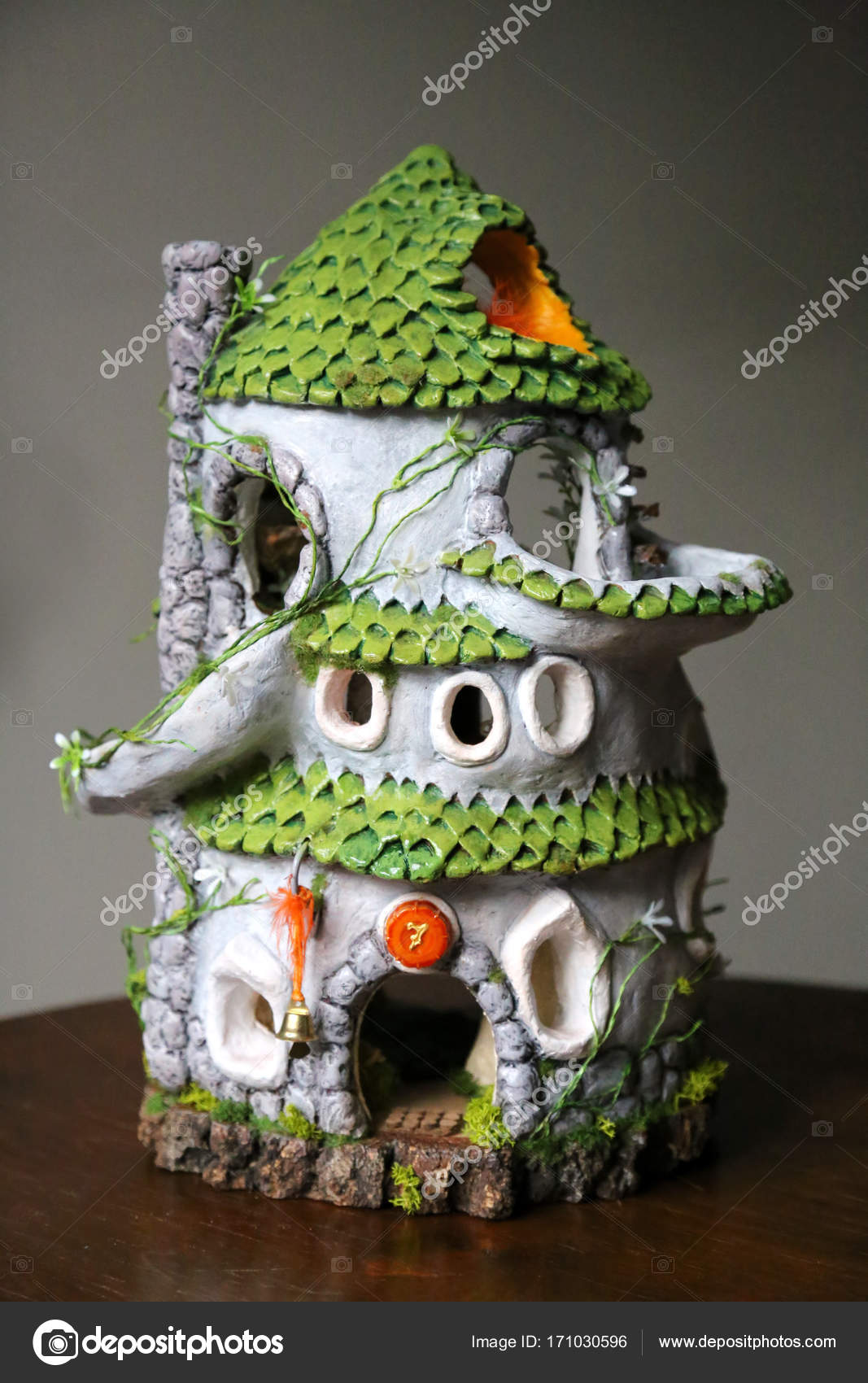 clay doll house