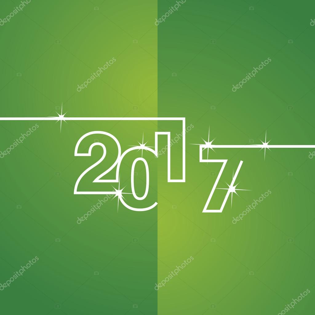 2017 white line green background vector Stock Vector Image by ©simbos 128648304