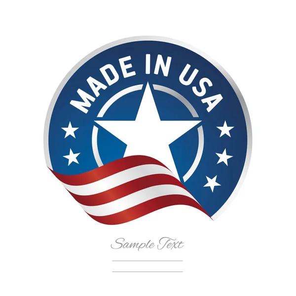 ABD bayrağı şerit renk etiket logo simge yapılan