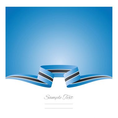 Arka plan Botsvana bayrağı şerit