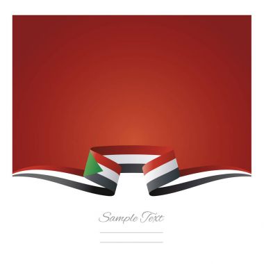 Arka plan Sudan bayrağı şerit
