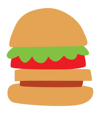 Hamburger ve sandviç lokanta vektör.