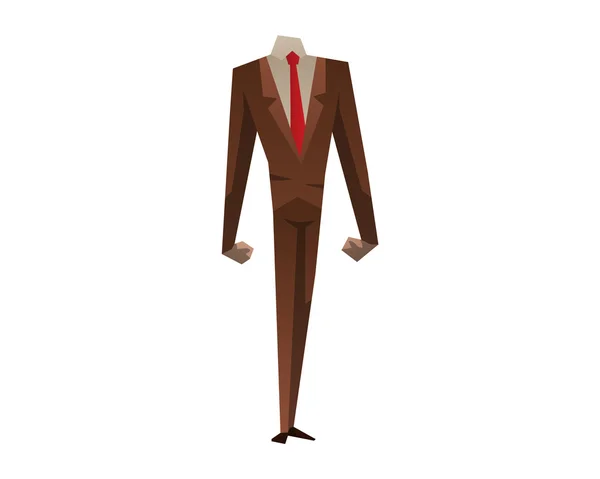 Homme d'affaires sans illustration vectorielle de tête — Image vectorielle
