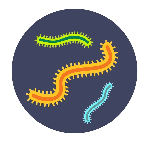 Bacteria virus vector icon — Stock Vector