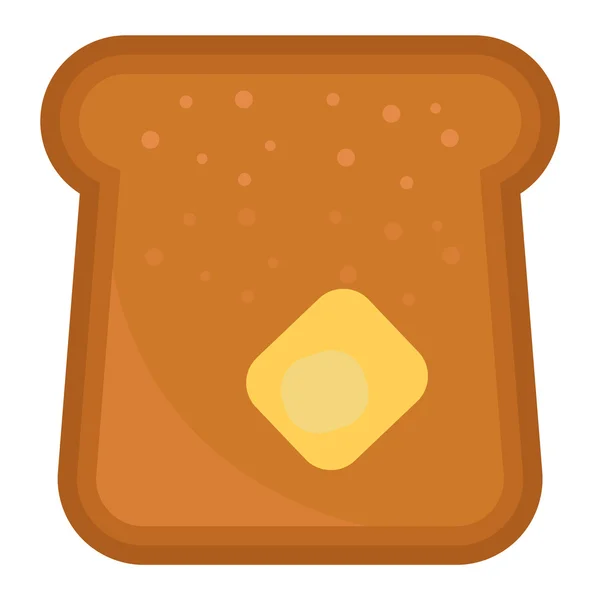 Rebanadas de pan de desayuno — Vector de stock