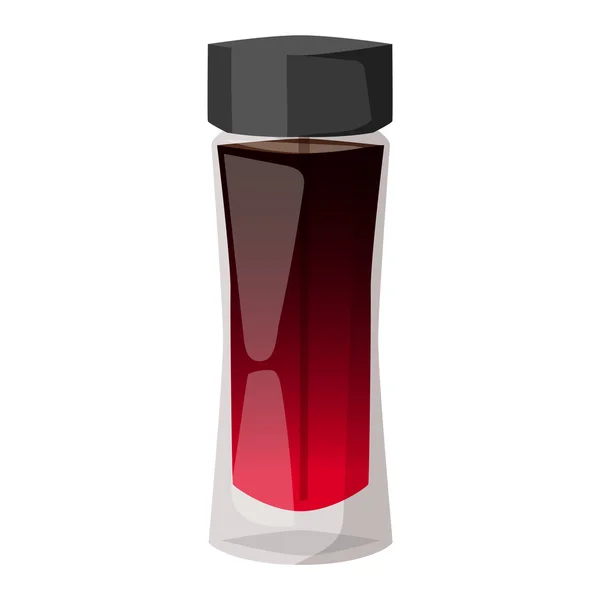 Plantilla de vector botella de perfume — Archivo Imágenes Vectoriales